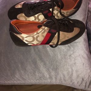 Coach tennis shoes great condition